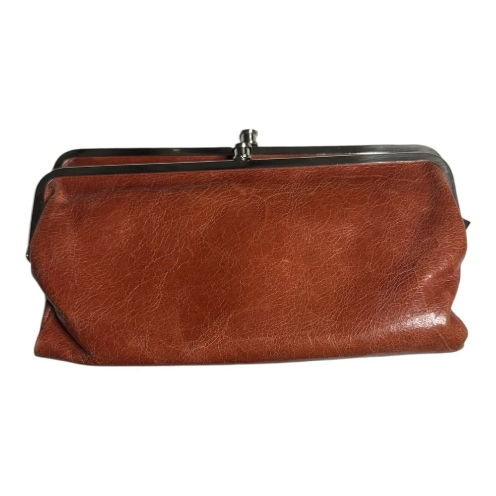 HOBO Lauren Earthy Bag Leather Brown Fall Clutch